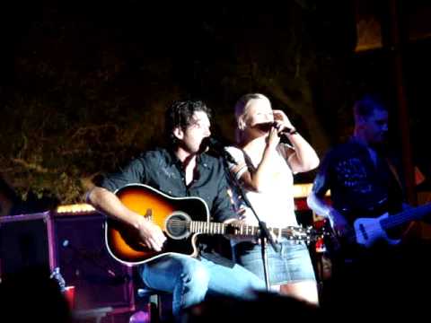 This is Blake Shelton at the California State Fair in Sacramento on Sept. 5,2009 singing "Home" with Miranda Lambert. Sorry about my voice, someone was asking me who that was on stage with Blake. Needless to say I was freaking out! i love them both!