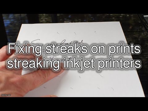 Fixing streaking prints with Inkjet printers