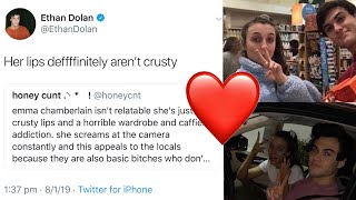 ETHAN DOLAN CONFIRMS THAT HE IS DATING EMMA CHAMBERLAIN. *PROOF*