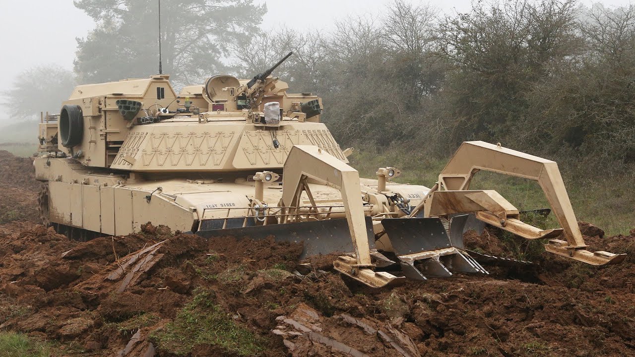 Drivers View • Awesome Us Army M1 Assault Breacher Vehicle The