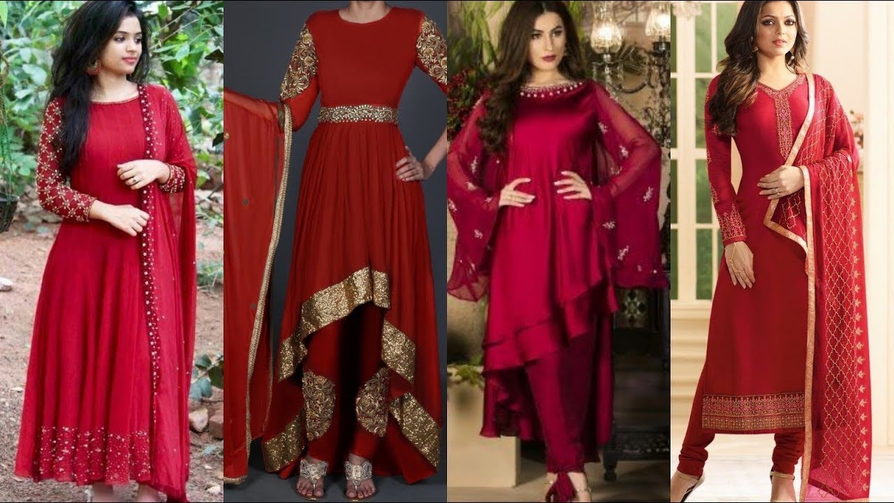 60+most Beautiful and Stylish Red Colour Dresses For Valentine Day ...