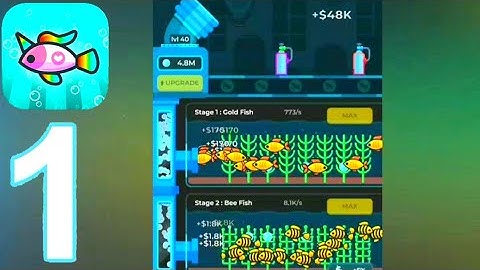 Idle Fish Aquarium - Gameplay Walkthrough Part 1 (Android/iOS)