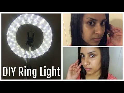 How to DIY Ring light + Diffuser (EASY & AFFORDABLE) - YouTube
