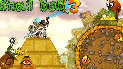 Snail Bob 3. All levels with three stars. Улитка Боб. Прохождение. Все уровни с тремя звездами.