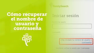 Cómo recuperar el nombre de usuario y contraseña