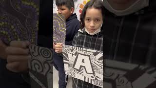 6th grade art class