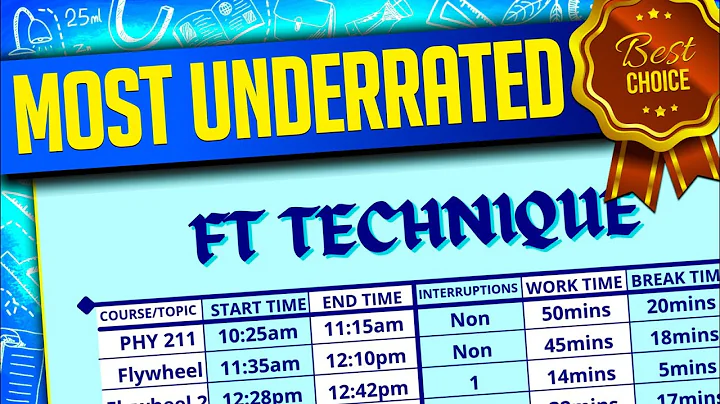 The MOST interesting but UNDERATED Study Technique of 2022: The FLOWTIME technique
