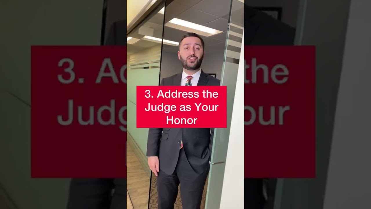 How To Act In Court 101 Shorts Law Lawyer Tips