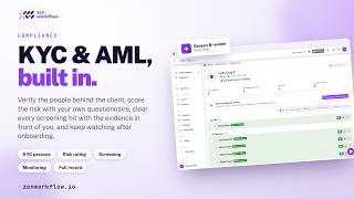 KYC & AML Compliance, Built Into Your Practice — ZenWorkflow