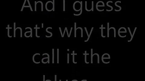 Elton John I Guess That's Why They Call It The Blu...