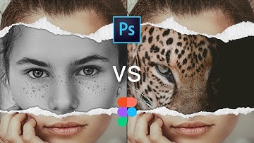 Easy Torn Paper Effect Photoshop vs Figma Tutorials