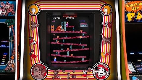 Donkey Kong Games, Realistic Arcade Bezels using the Mega Bezel Reflective Shader