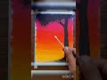 "Beautiful Sunset Couple Drawing 🌅 Easy Scenery Painting | Viral Drawing Shorts"@crazy_Artist_99