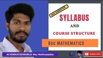 bsc mathematics 3rd sem syllabus 2020-202/venky study circle/ degree maths 3rd sem new syllabus