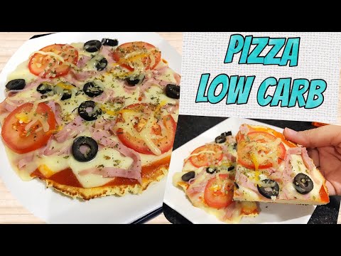 Pizza Low Carb a MELHOR DE TODAS