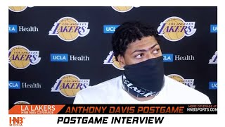 Anthony Davis postgame Raptors vs Lakers 8.1.20