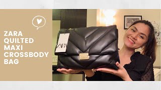 ZARA Quilted Maxi Crossbody Bag | Try On + Review | That's So KT - YouTube