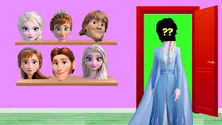 WRONG HEADS FROZEN ALL CHARACTER ELSA ANNA KRISTOFF