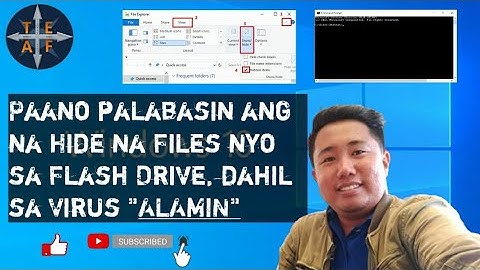show unhide files on your Flash drive