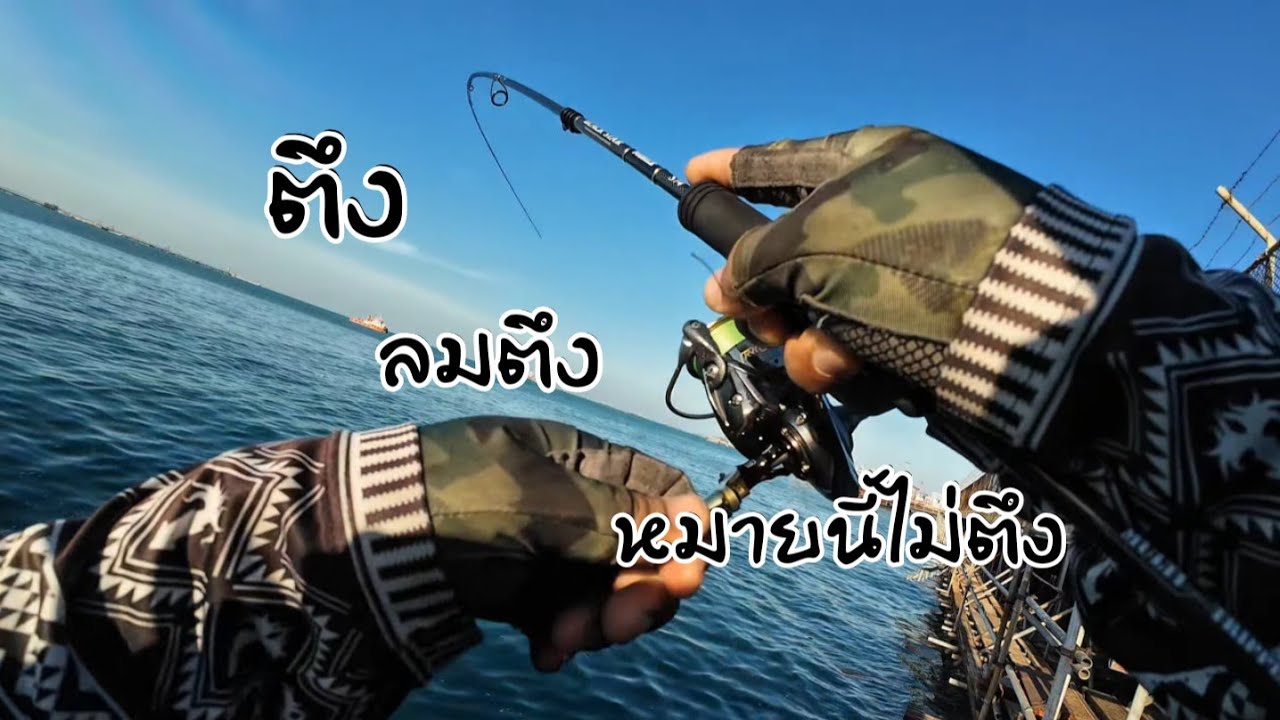 หน้าลม ที่อื่นมีลม ที่นี่ไม่มีลม #aji #microjig #fishing 