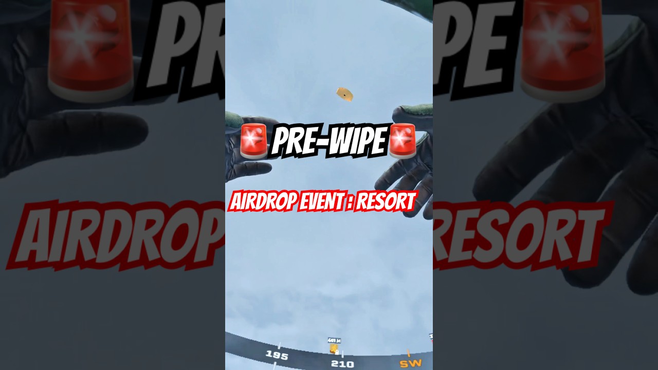 *NEW* Pre-Wipe AIRDROP EVENT ! !I RESORT AREA I#exfilzone #contractorsvr #vr #gaming #contractorsvr