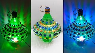 Diy - Lanterntealight Holder From Waste Plastic Bottle At Home Diy Home Decorations Idea