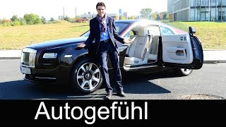 Rolls-Royce Wraith FULL REVIEW (Ghost Coupé) test driven 2016 - Autogefühl