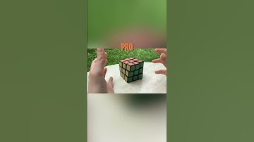 noob pro hacker god #rubikscube #short #viral