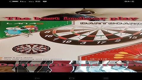 LANAO Dartboard Game Review (Best indoor play game)