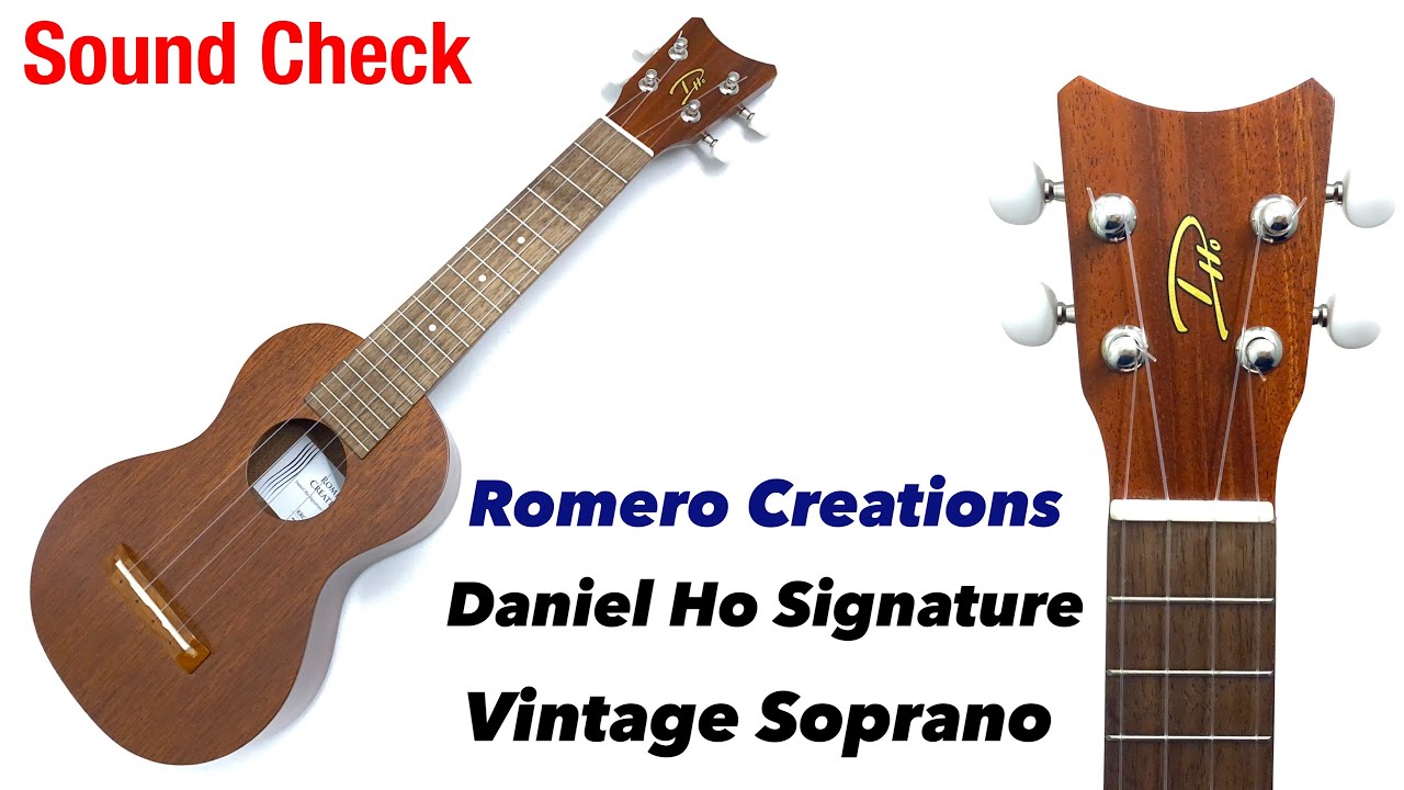 used】ROMERO CREATIONS ダニエル・ホー ウクレレ used】ROMERO CREATIONS ダニエル・ホー ウクレレ
