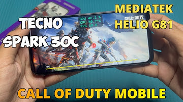Call of Duty Mobile in Tecno Spark 30C