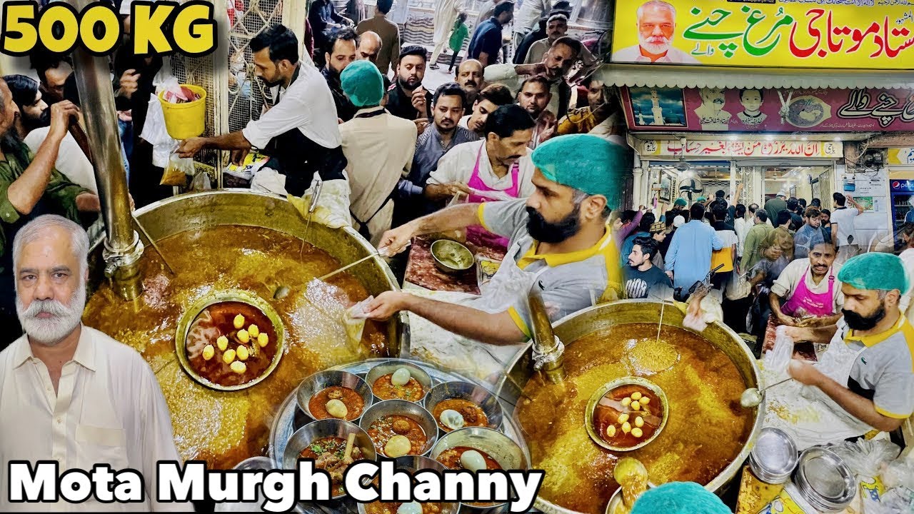 Why People Are Crazy Sehri-Ustad Mota Murgh Chanay-500 Kg Chany Sale In Sehri-Street Food In Lahore