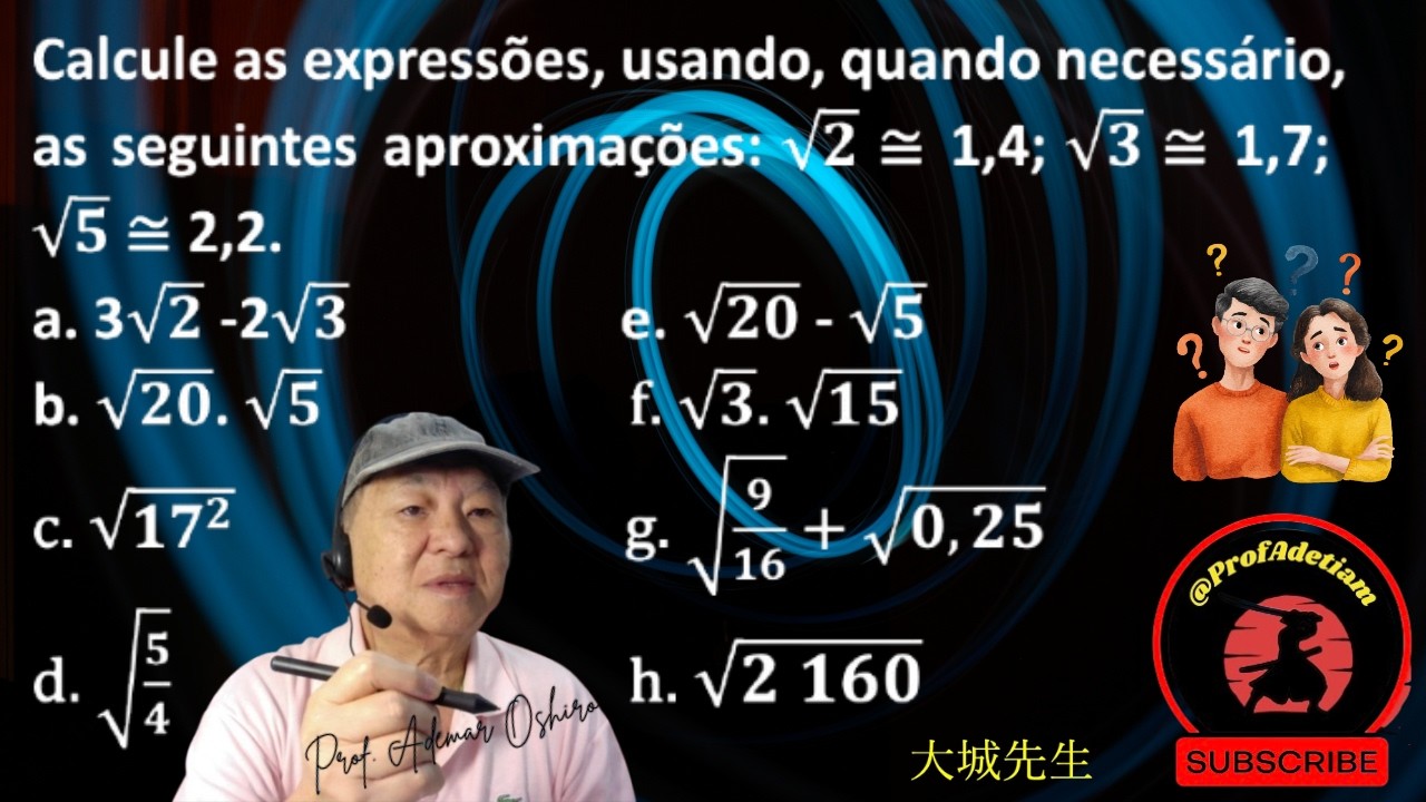 Radiciação e algumas propriedades para iniciantes! @ProfAdetiam