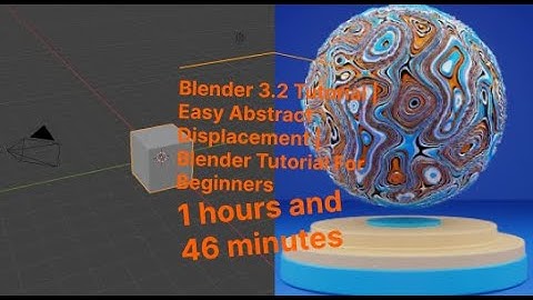 Blender 3.2 Tutorial | Easy Abstract Displacement | Blender Tutorial For Beginners