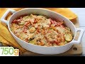 Recette de Gratin de légumes du soleil au blé et parmesan - 750g