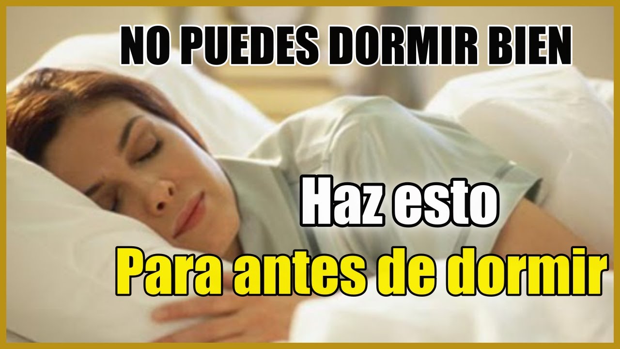 Qué hacer cuando no puedes dormir