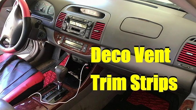 How to install Car Interior Gap Decorative Line Mouldings Trim