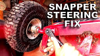 Howto Fix Snapper Mower Oversteer ― Permanently and Cheaply!