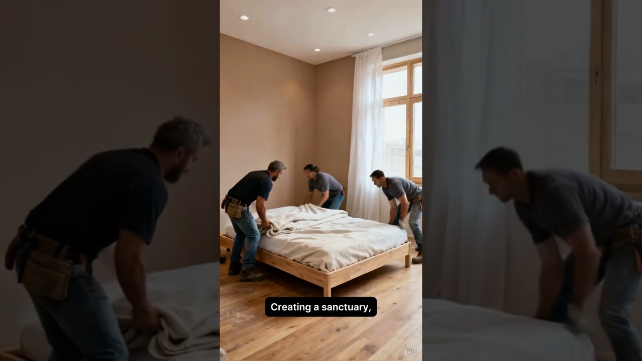 Building & Interior Process Visualization (Cinematic Documentary)|bedroom 