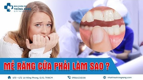 Con nít bị mẻ răng là bệnh gì