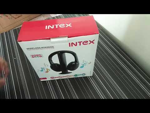 |||INTEX SONIC BOOM WIRELESS ROAMING HEADPHONES||| Unboxing, Demo and a Review