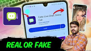 Cata Live Chat Online Call App Real or Fake 🤥 Cata App Review | Cata video call App | Cata App screenshot 1