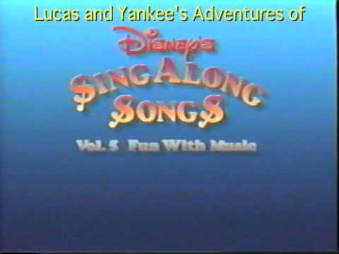 Lucas and Yankee's Adventures of Disney's Sing Along Songs promo 5 ...