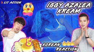ENG🔥[LIT Action] Iggy Azalea - Kream ft. Tyga (Korean Reaction)(Asian Reaction)