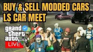 🔴 LIVE - GTA V BUY SELL CAR MEET #livestream  #gaming  #viral  #gtanepobaby  #gta5   WATCH