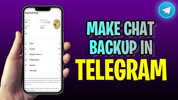 How To Make Chat BACKUP In Telegram (2023 Update!)
