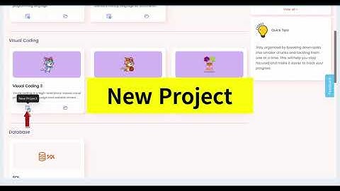 How to create Visual Coding 3 projects using CS Lab