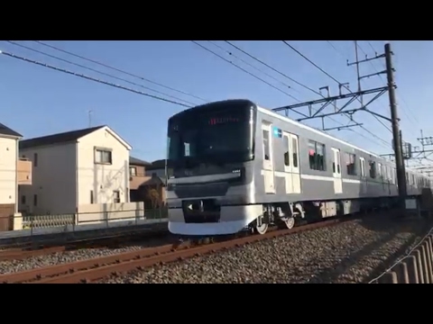 【鉄道動画】武里～一ノ割にて　東京メトロ日比谷線13000系（試運転）通過シーン