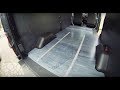 VLOG #6 - Ford Transit Production Van Build. Floors, L-Track and Seat Mounts.