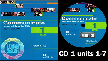 Communicate: Listening and speaking skills (B1 level) CD1 units 1-7 (pdf link in the box)